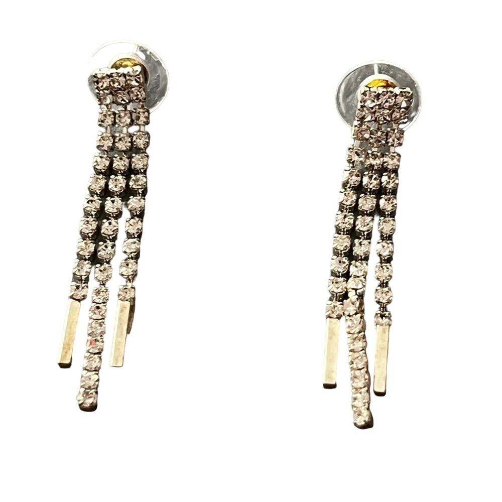 Bling Rhinestones Dangle Earrings